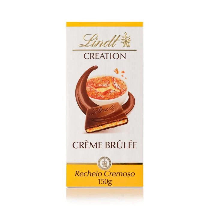 LINDT BARRA CREME BRULEE 150G