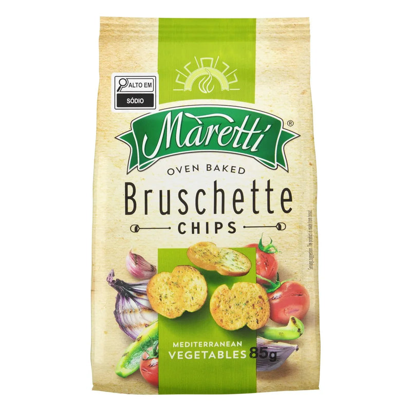 MARETTI BRUSCHETTE CHIPS VEGETAIS MEDITERRANEOS 70G