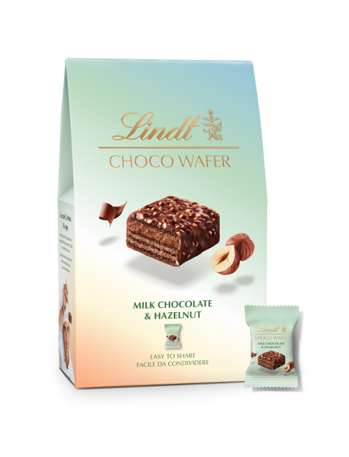 LINDT CHOCO WAFER AVELA 135G