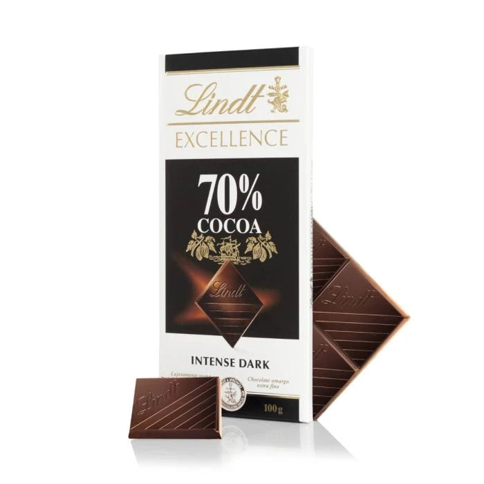LINDT BARRA 70% CACAU 100G