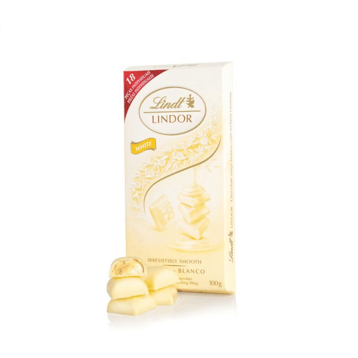 LINDT BARRA CHOCOLATE BRANCO 100G