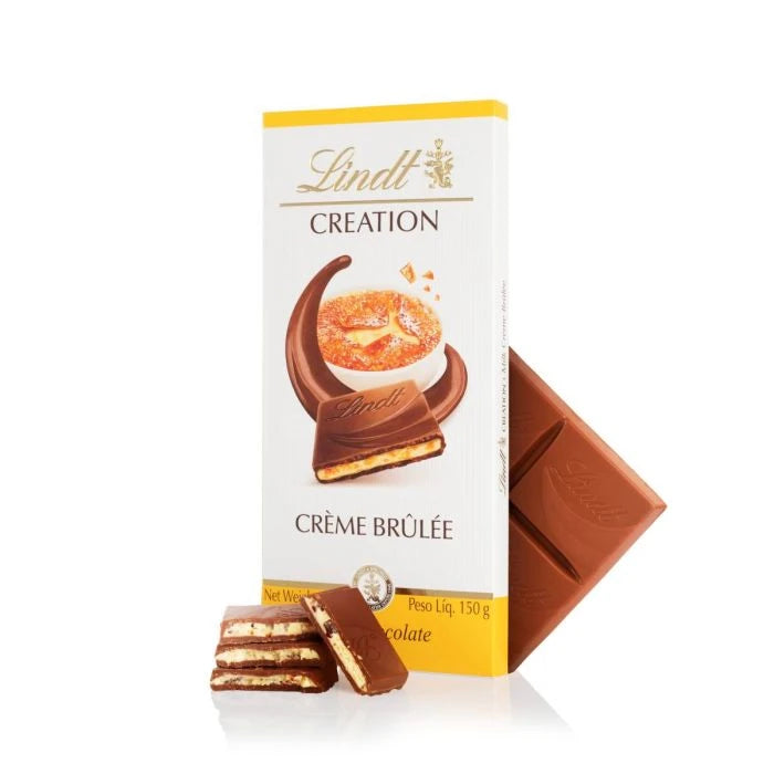 LINDT BARRA CREME BRULEE 150G