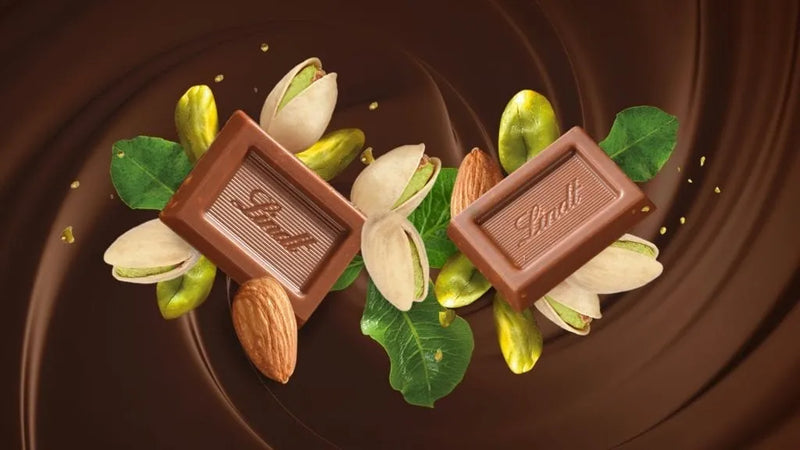 LINDT BARRA AMENDOAS E PISTACHE 300G