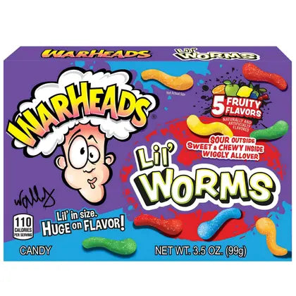 GOMAS WARHEADS LIL' WORMS 99G