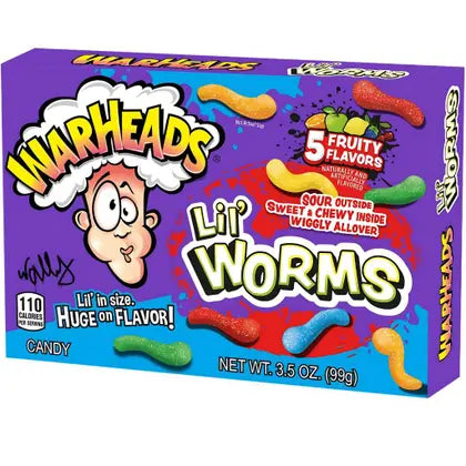 GOMAS WARHEADS LIL' WORMS 99G