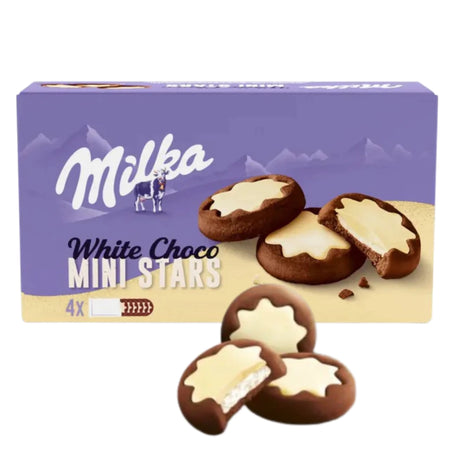 MILKA CHOCO MINI STARS WHITE 150G