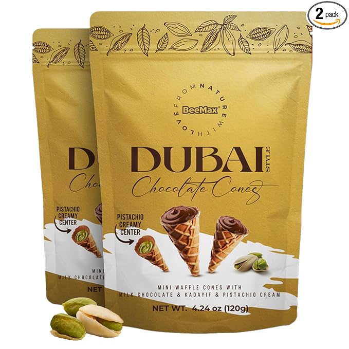 BEEMAX BARRA CHOCOLATE CONES DUBAI 120G