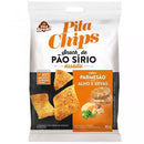 PITA CHIPS SNACK DE PAO SIRIO PARMESAO COM ALHO E ERVAS 45G
