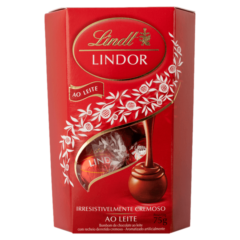 LINDT TRUFA AO LEITE 75G